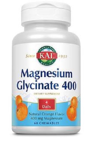 Magnesium Glycinate 400mg Kal, 60 tablete, Secom