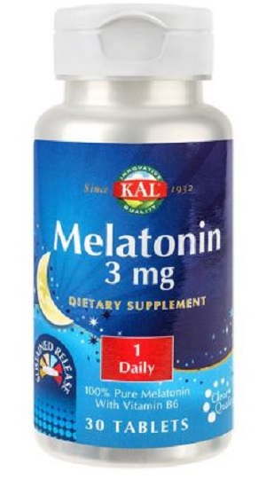 Melatonin 3 mg Kal, 30 tablete, Secom