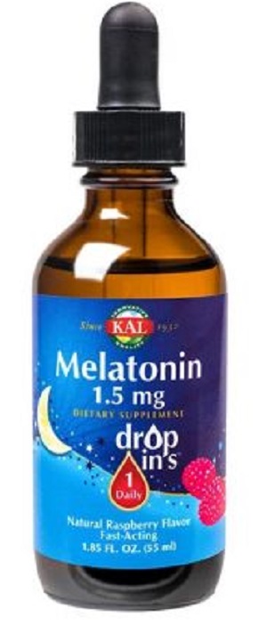 Melatonin picaturi cu aroma de zmeura Kal, 55 ml, Secom