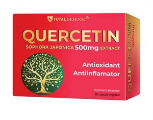 Quercetin 500 mg, 30 capsule, CosmoPharm