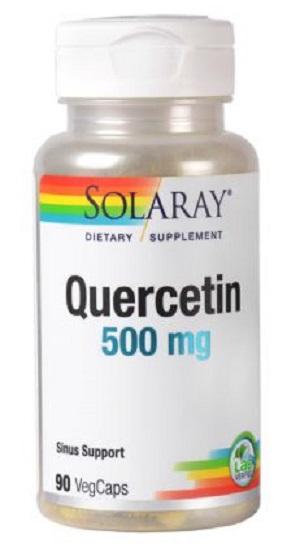 Quercetin 500mg Solaray, 90 capsule, Secom