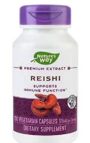 Reishi Natures Way, 100 capsule, Secom