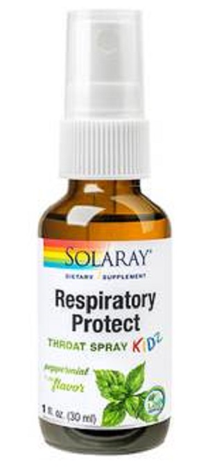 Respiratory Protect Kidz Throat Spray Solaray, 30 ml, Secom