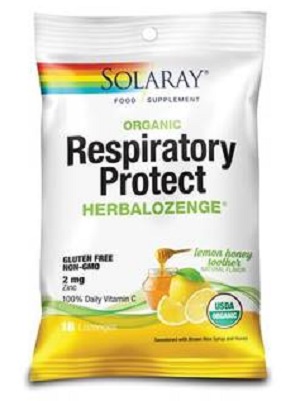 Respiratory protect dropsuri cu lamaie si miere, 18 comprimate, Secom