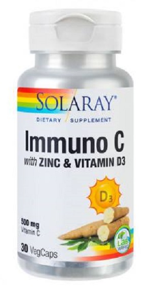 Immuno C plus Zinc and Vitamin D3, 30 capsule vegetale, Secom 