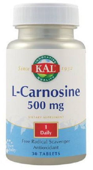 L-Carnosine 500mg, 30 tablete ActivTab, Secom 