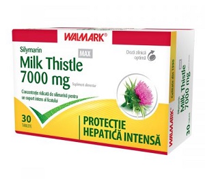 Silymarin Milk Thistle MAX, 30 comprimate filmate, Walmark