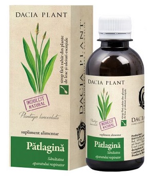 Sirop de patlagina, 200 ml, Dacia Plant