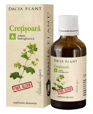 Tinctura de Cretisoara fara alcool, 50 ml, Dacia Plant