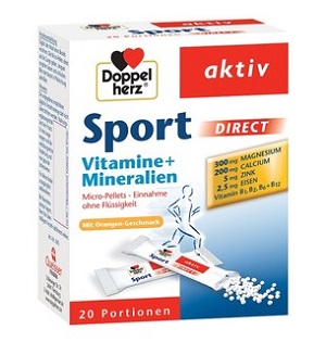 Vitamine Minerale Sport Direct, 20 plicuri, Doppelherz