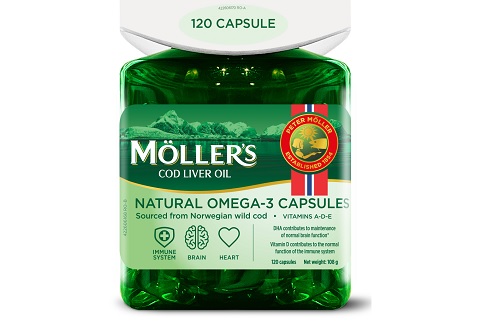 MÖLLER’S COD LIVER OIL CAPSULE, 120 CAPSULE