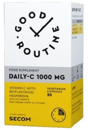 Daily C Good Routine, 1000 mg, 30 capsule, Secom