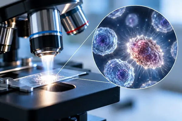 Cum ar putea lumina ajuta la identificarea celulelor canceroase?