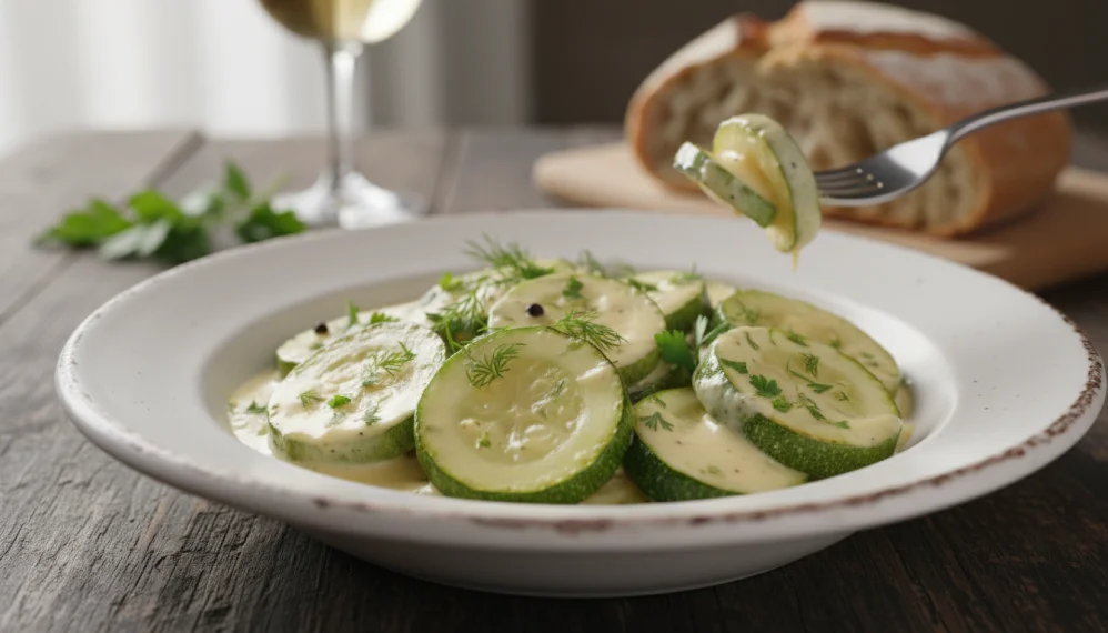 Dovlecei cu smantana