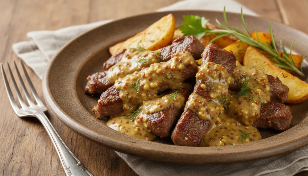 Fileuri turcesti in sos de mustar