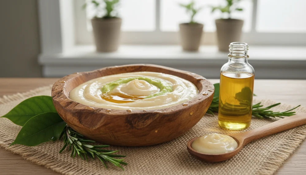 Masca cu ulei impotriva caderii parului