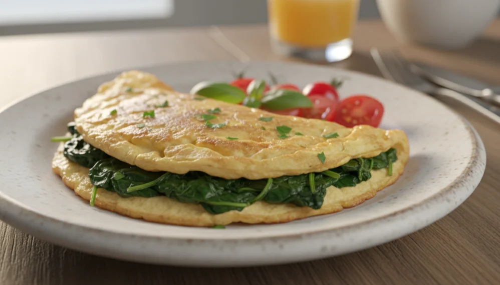 Omleta cu spanac