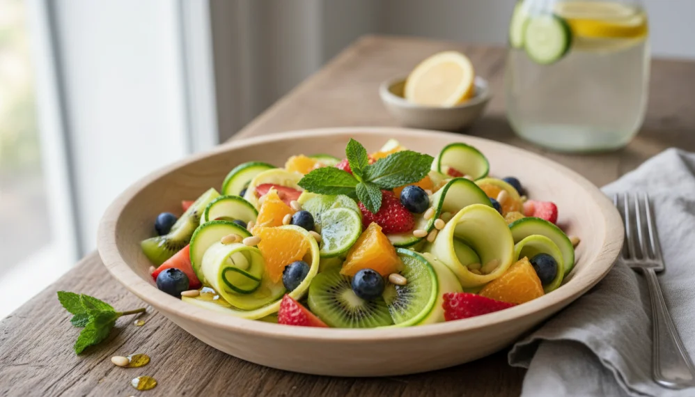 Salata de dovlecei cu fructe