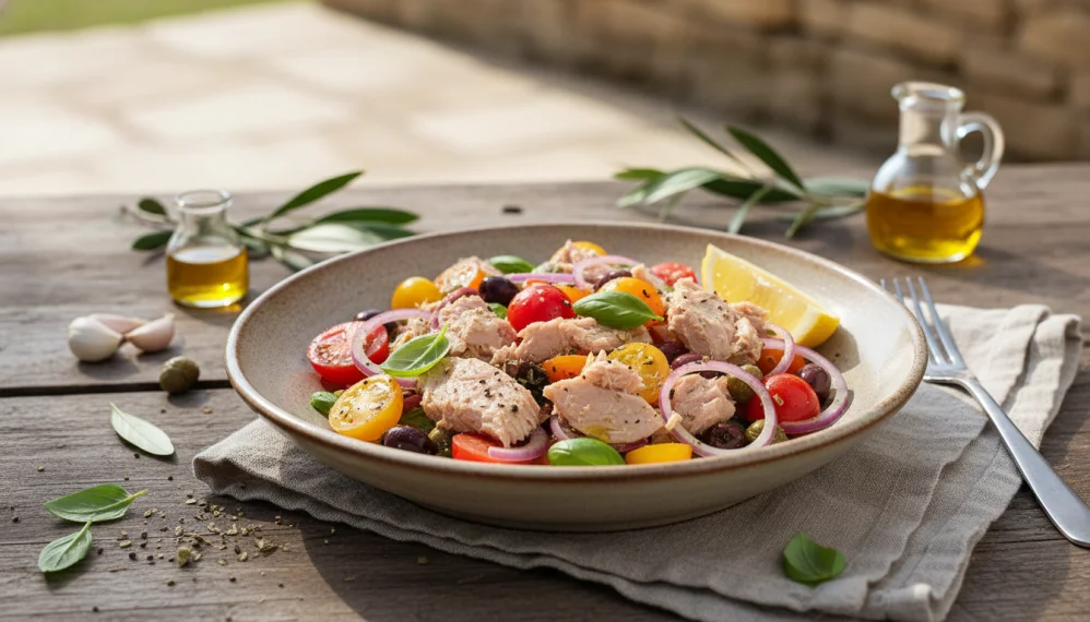 Salata de ton marinat