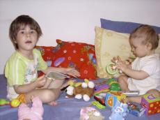 Alex si Francy jucandu-se